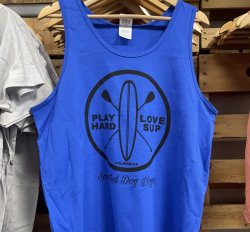 SDY Men's Tank Play Hard (royal/large)