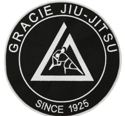 Black Large Embroidered Gi Patch