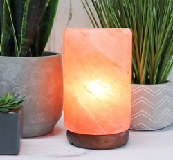 Himalayan Salt Cylinder Lamp 8" (Greg)