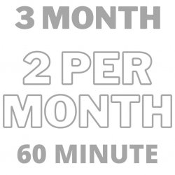 3 MONTH 2 PER MONTH 60-MINUTE